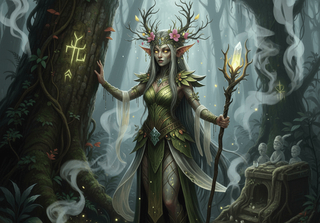 Ilustrasi Orang Bunian (Dibuat dengan GeminiAI)